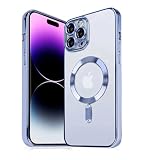 Eisuiyi iPhone 12mini 用 クリアソフトケース magsafe対応 メッキ加工 TPU 薄型 カメラレンズ保護 耐衝撃 アイフォン 12ミニ 対応透明ケース 5.4インチ ブルー