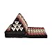 Zafuko Three-Fold Thai Cushion - Black/Red - Organic Water-Resistant Kapok Filling, Multi use Including meditaiton, Lounging, Reading, Stretching.