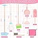 Kids Cleaning Set, Wooden Toddler Broom Set for Housekeeping, 7 Pieces Montessori Cleaning Toys with Kids Broom and Mop Set, Housework Pretend Play Toy Gift for Boys Girls Ages 3+