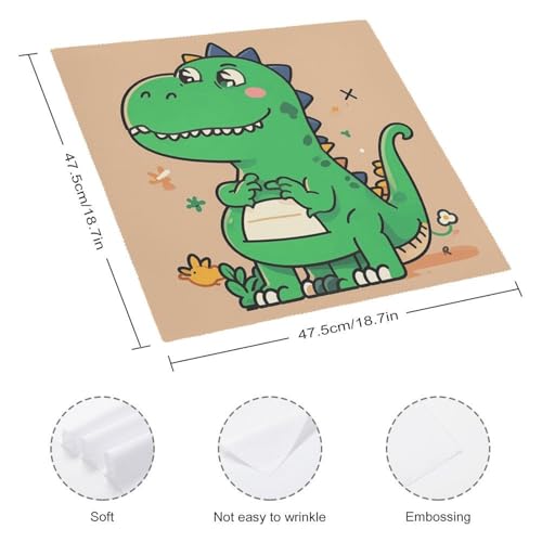 Servilletas de Tela Dinosaurio Cartoon 2 Piezas miniatura 2