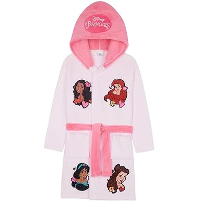 Get Trend Disney Princess Albornoz Niña con Capucha Polar Suave, Bata de Casa para Invierno con Bolsillos y Cinturón, Regalo para Niñas (4-5 Años, Rosa Claro Disney Princess) | Ya disponible en tu tienda friki favorita! En mundofriki.es!