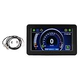 Edom Tachometer】: LCD-Anzeige, 0 ～ 199 km / h ， 0 ～ 124 mph, 36,2 Hz = 63 km / h; maximale Anzeige 199 km / h.