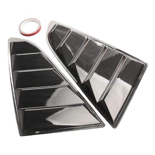 Persienne de fenêtre Mustang 2015-2020 aspect carbone look pour volet de ventilation latérale