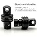 GGYOU QD Sling Swivel Stud for QD Sling Mount, Heavy Duty Steel Quick Detach Sling with Button
