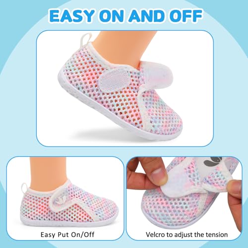 Image of FEETCITY Baby Boys Girls Water Sport Shoes Barefoot Kids Aqua Socks Quick-Dry Beach Swim Pool Shoes
