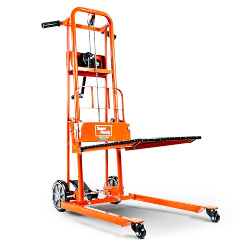 SuperHandy Material Lifting Winch Stapler, Lifting Table, Fork Lift