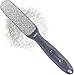 Probelle 2-Sided Callus Remover - Hypoallergenic Foot Peel in Foot Spa Quality - Premium Nickel Foot Scrubber and Foot File - Dark Grey