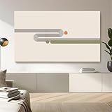 HAJHI Stretch Housse écran TV Tout Compris Antidérapant Double Face Velours Anti Poussière Résistant à L'humidité pour Courbé/Plat Protections écrans TV Décoration(37in【82cm*46cm】,D)