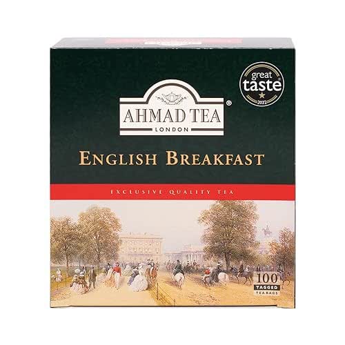 Ahmad Tea Black Tea, English Breakfast Teabags, 100 ct -