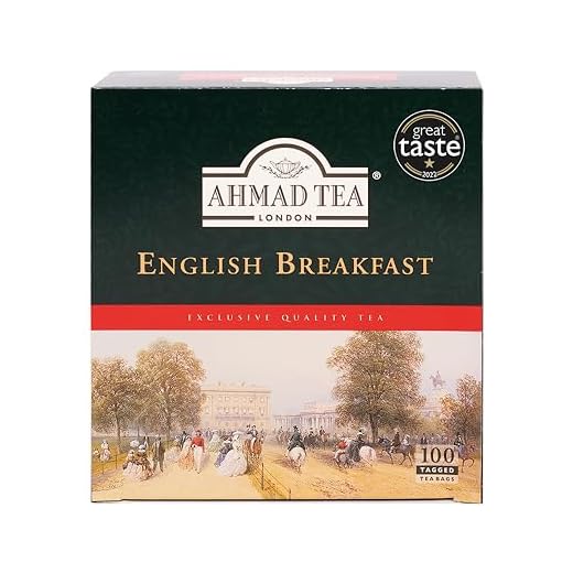 Ahmad Tea English Breakfast Tea, 100 Bustine di Tè
