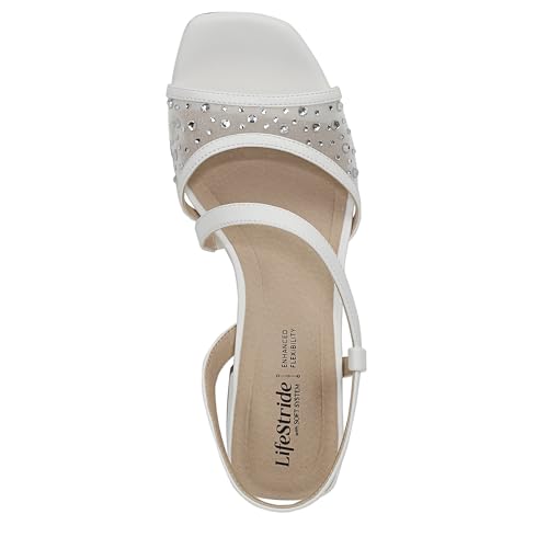 LifeStride Women's Cheyenne Heeled Sandal White 7 M by LifeStride - Used condition - Image 6