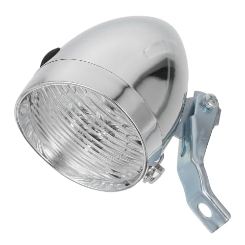 Retro Bike Headlight with 3 LED Lights and Front Bracket