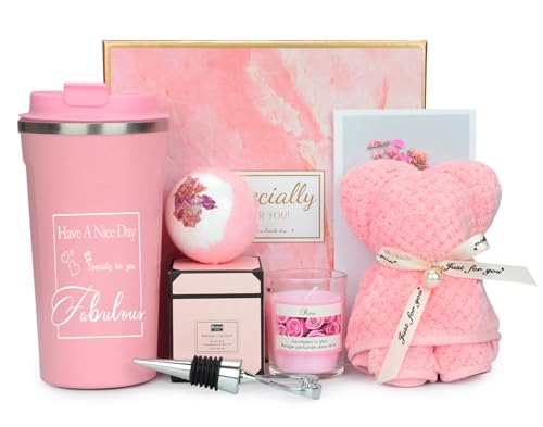 Coffret Cadeau Noel Femme, Idee Cadeau Femme, Cadeau Anniversaire Femme Meilleure Amie Soeur Maman Grand Mere, Original Utile Tasse Isotherme Cadeau Noel Saint Valentin Fete des Meres