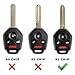 KeylessOption Key Fob Replacement for 2012 2013 2014 2015 2016 2017 2018 2019 Subaru Impreza WRX Forester XV Crosstrek Outback Legacy Keyless Entry Remote, 4-Button CWTWB1U811 4D82 Chip Blade