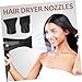 VICASKY 4pcs Hair Dryer Nozzle Attachments for All Hair Types Includes Comb and Diffuser Nozzles for Efficient Styling and Drying