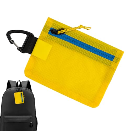 Tarjetero, portátil, impermeable, delgado, monedero, monedero, monedero, bolsa de cubo | para senderismo al aire libre, caminar, camping, viajes personales, viajes, rutinas diarias, festivales de