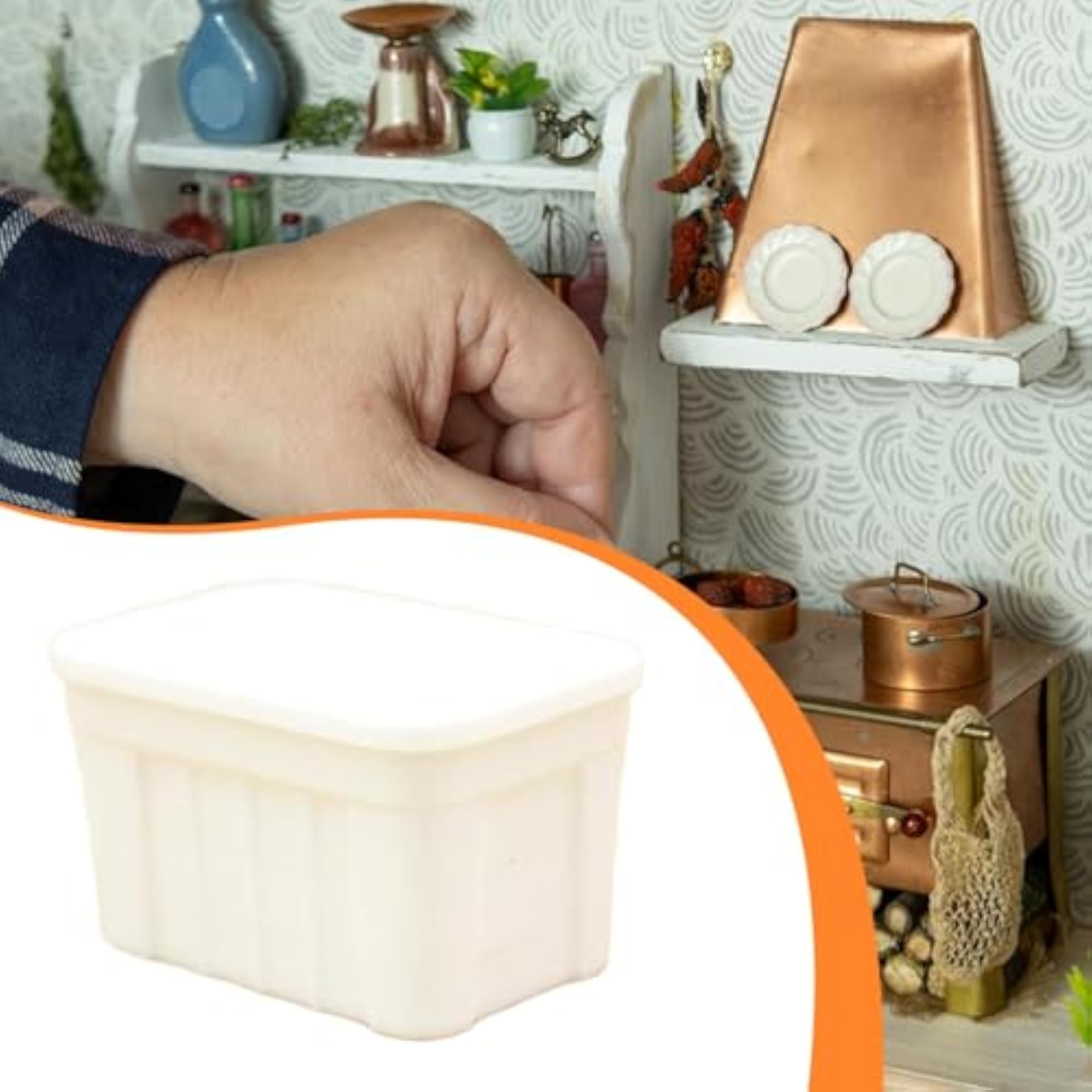 1/12 Storage Container for Craft Pretend Play