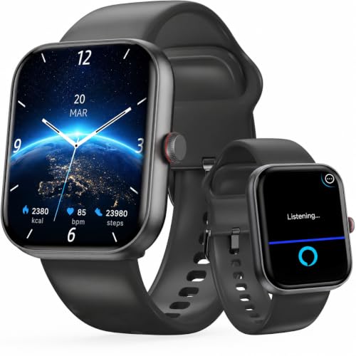 uaue Smartwatch Herren, 1,91" Smart Watch mit Alexa & Telefonfunktion