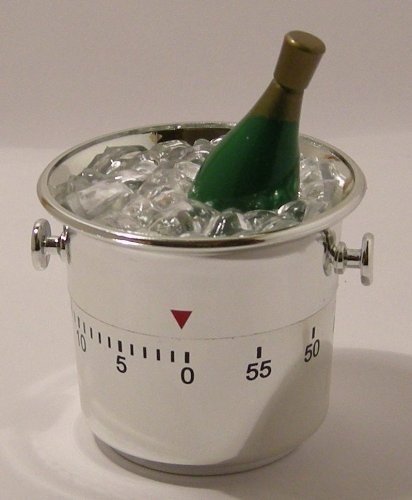 Cookware Company White Kitchen Timer Wine Bucket 60 Minutes Guaranteed Quality