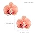 Yheahin 2pcs Flower Hair Clips Boho Orchid Hair Clips Artificial Phalaenopsis Hair Barrettes Bridal Hawaiian Beach Party Hair Accessories for Women (Rose pink)