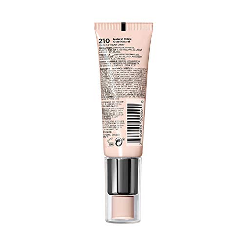 Revlon Photoready Candid Natural Finish Foundation, With Anti-Pollution, Antioxidant, Anti-Blue Light Ingredients, 210 Natural Ochre, 0.75 Fl. Oz. #TOP1