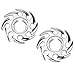 Tribal Swirl Non-Pierce No Pierce Fake Clip On Nipple Rings - Sold as a Pair