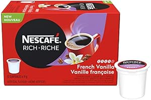 Image of Nescafe Rich French Vanilla Coffee Capsules, 12 x 9g, (Imported from Canada)