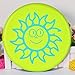 BangShou Wurfscheibe für Kinder Softe Wurfscheibe Weiches Flying Disc Verdickte mit Cartoon Muster für Kinder Sport (Grüne Sonne)