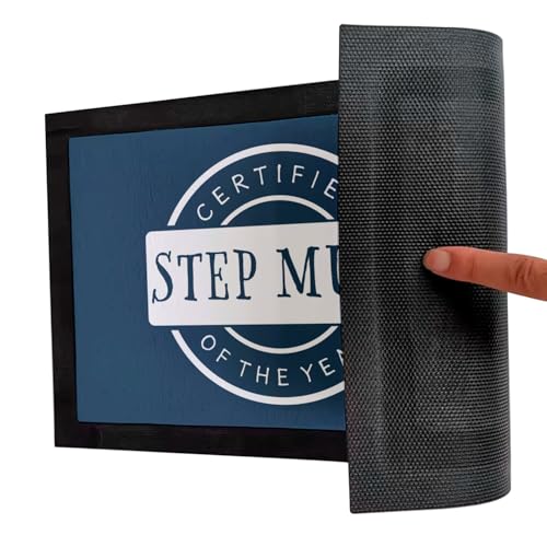 Paillasson Bleu Certified Stepmum pour un accueil familial doux