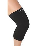 Back on Track Physio Knee Support Pads 4way Stretch Welltex, (Size - Large), Black