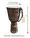 JIVE Djembe Drum African Bongo Congo Wood Drum Deep Carved Solid Mahogany Goat Skin Professional Quality 16