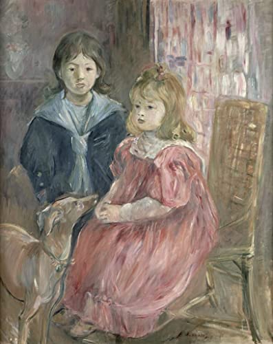 Art Tableau Berthe Morisot Double portrait pour décoration murale salon et chambre 60x90cm