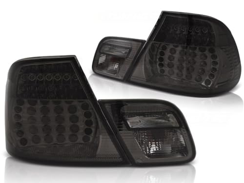 Faros traseros LED compatibles con Serie 3 E46 Coupé, año de fabricación 03 – 06 Smoke