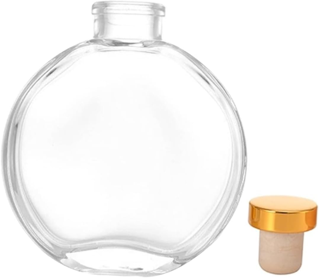 IMIKEYA 5sets Diffuser Bottle Glass Storage Container Seal Elegant Fragrance Dispenser for Home Office Decor