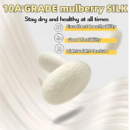 Men's Silk Boxer Briefs, Breathable Comfortable Smooth mulberry silk Boxers for Men, Ice Silk Men's Underwear Soft Luxurious4