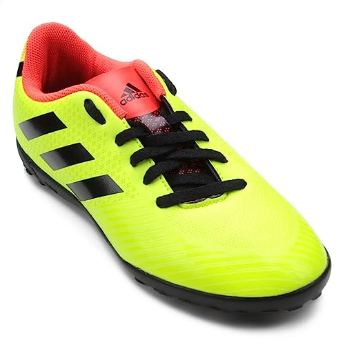 Chuteira Society Adidas Artilheira III Infantil Verde e Preto