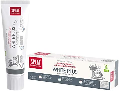 Professional Toothpaste Splat "White Plus". Safe Whitening and Enamel Protection.