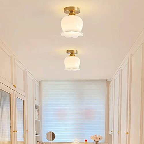 Plafonnier moderne élégant fleur avec base esthétique - 4