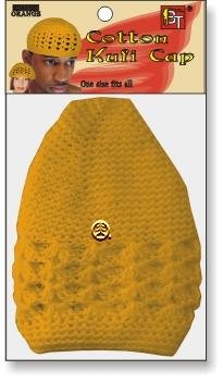 3rd Power OutletKnit Kufi Hat - Koopy Cap - Crochet Beanie (Orange)