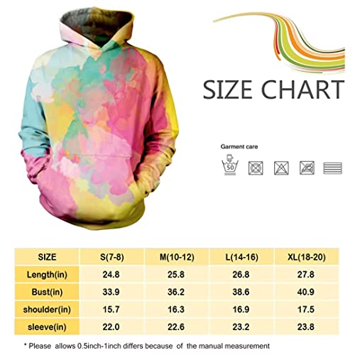 Survacy Boys Girls 3D Hoodies Casual Printed Pullover Hooded Long Sleeve Sweatshirts With Pocket 3-M #TOP2
