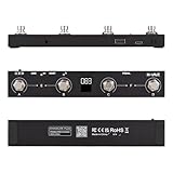 XIXIAN 200Byte For M-VAVE MIDI コントローラー BT MIDI ペダル コントローラー インテリジェント アプリ コントロール デジタル ディスプレイ スクリーン 充電式 12 時間超長寿命バッテリー TRS から MIDI アダプター ポータブル MIDI フットスイッチ