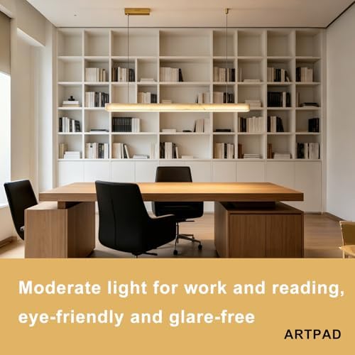 Natural Alabaster Pendant Light, Hanging Lamp for Dining Room, L47.24 in, Off-White, 2700K. Suitable for Dining Rooms, Living Rooms and Kitchen Islands — 사진 5
