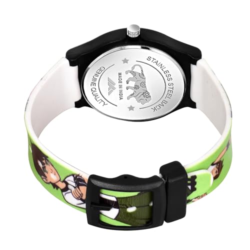Image of Acnos Character Kid's Happy Colorful Water-Resistant Durable Watch for Boys Kids Boy with Fun Designs Adjustable Strap Positive Messages Watch for Kids