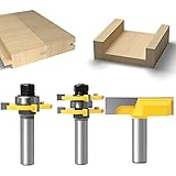 ▶【Material】--- La punta del router está hecha de aleación YG6 de alta dureza y acero al carbono 45, estable y duradero, firme y delicado