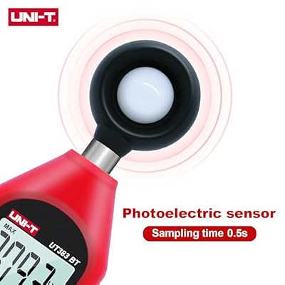 UNI-T UT383 Light Meter Lux Meter Lumens Digital Illuminance Meter...