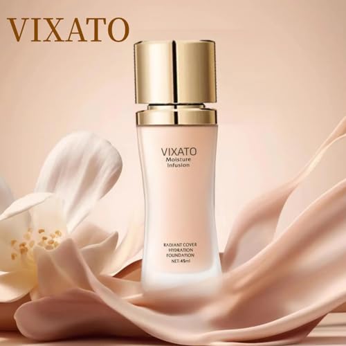 Cover Hydration Liquid Foundation Concealer, 45ML Moisture Liquid Flawless Makeup Cosmetic, Suitable for Most Bright/Neutral/Dark Skin — view 6