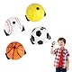EliphonTowne Ball Mit Schnur - 4 PCS 60mm Bälle, Handgelenk Return Ball Mit Schnur Kinder, Erwachsene, Springball, Sport Spielzeug, Tennisbälle Softball Fußball Tennis Tennisball Softbälle Bounce