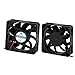 X-DREE 2 sztuk DC 5 V 0.15A Wentylator wyciągowy 60x15mm do obudowy komputera PC Chłodnica procesora(2 Unids DC 5V 0.15A Extractor Ventilador de Enfriamiento 60 x 15mm para PC Computer Case CPU Cooler