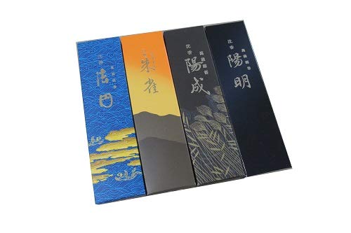 Amazon｜玉初堂 お試し線香 4種詰合せ (沈香陽成・沈香陽明・沈香法円