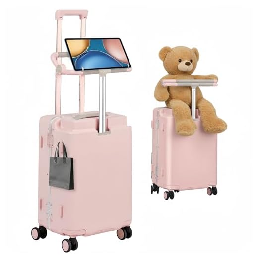 Kids Ride-On Luggage with Safety Seat